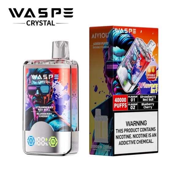 WASPE Crystal 40000 Puffs Dual flavor - Image 3
