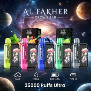 AL Fakher Crown Bar Ultra 25K Puffs
